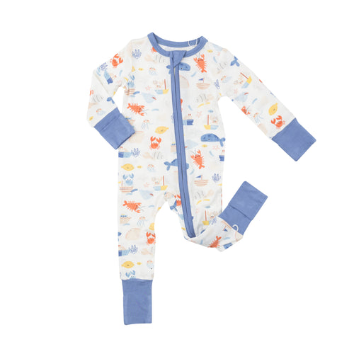 In The Ocean 2 Way Zipper Romper