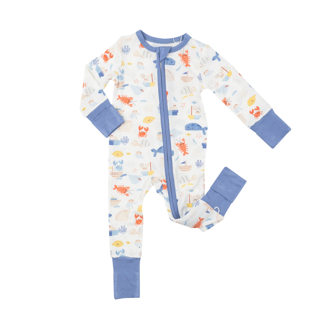 In The Ocean 2 Way Zipper Romper
