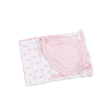 Load image into Gallery viewer, Dainty Buds And Bows - Ruffle Blanket