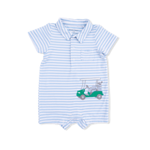 Load image into Gallery viewer, Striped Golf - Polo Shortie