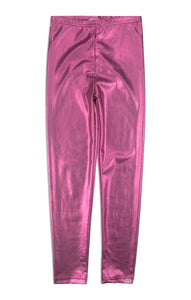 Legging - Metallic Fuchsia