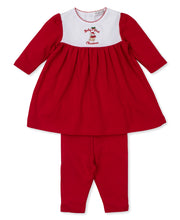 Load image into Gallery viewer, Baby's First Christmas 23 Dress Set - Red