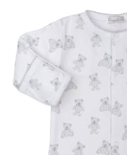 Load image into Gallery viewer, Beary Plaid Footie PRT - Silver