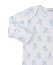 Load image into Gallery viewer, Beary Plaid Sack w/ Hat Set PRT - Light Blue