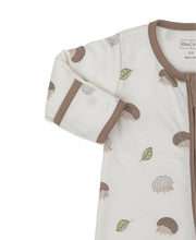 Load image into Gallery viewer, Hedgy Hedgehogs Footie w/ Zip PRT - Multi