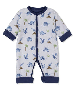 Dino Territory Reversible Playsuit - Blue