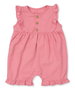 Star Zone Short Playsuit - Pink