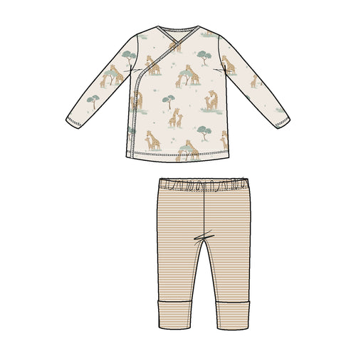 Giraffe Families - TMH Set with Roll  Over Cuff Pant