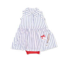 Load image into Gallery viewer, Baseball Stripe - Polo Tennis Dress