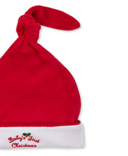 Load image into Gallery viewer, Baby's First Christmas 23 Velour Stocking Hat - Red