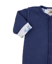 Load image into Gallery viewer, Dino Territory Reversible Playsuit - Blue