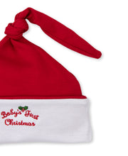 Load image into Gallery viewer, Baby's First Christmas 23 Stocking Hat - Red