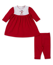 Load image into Gallery viewer, Baby's First Christmas 23 Dress Set - Red