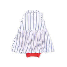 Load image into Gallery viewer, Baseball Stripe - Polo Tennis Dress