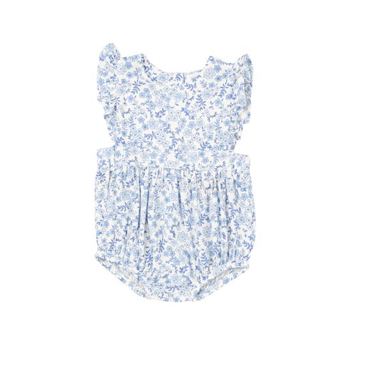 Blue Calico Floral Sunsuit