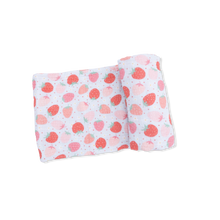 Load image into Gallery viewer, Strawberry Bliss - Swaddle Blanket
