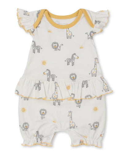 Safari Sunshine Short Playsuit PRT - Multi