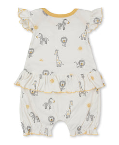Safari Sunshine Short Playsuit PRT - Multi