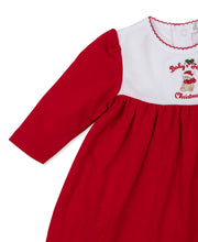 Load image into Gallery viewer, Baby's First Christmas 23 Dress Set - Red