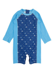 Load image into Gallery viewer, Shorebreak L/s Baby Surf Suit - Seaside Blue