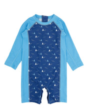 Load image into Gallery viewer, Shorebreak L/s Baby Surf Suit - Seaside Blue