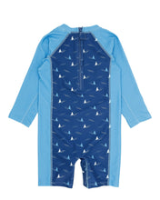 Load image into Gallery viewer, Shorebreak L/s Baby Surf Suit - Seaside Blue