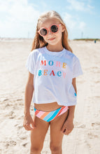 Load image into Gallery viewer, More Beach Crop Tee - White