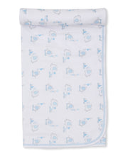 Load image into Gallery viewer, Elephant ABC&#39;s Blanket PRT - Light Blue