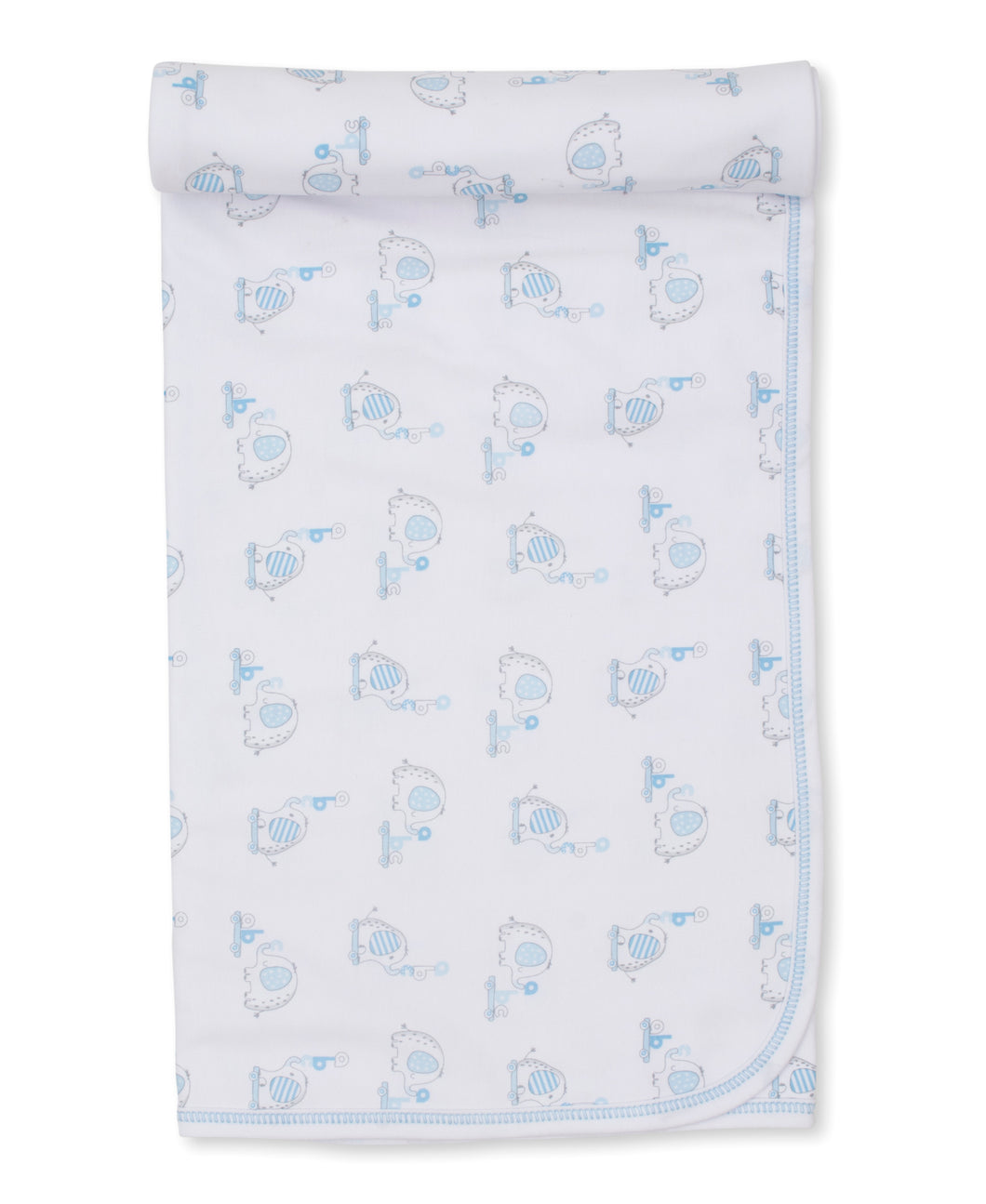 Elephant ABC's Blanket PRT - Light Blue