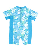 Load image into Gallery viewer, Beach Daze S/s Baby Rashsuit - Blue Grotto