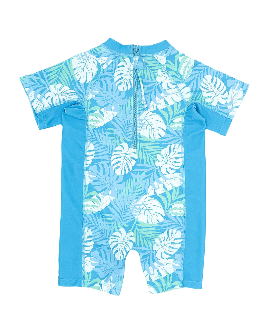 Beach Daze S/s Baby Rashsuit - Blue Grotto