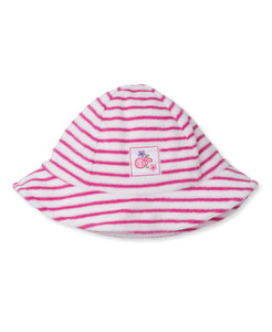 Aloha Whales Terry Sunhat STR - Fuchsia