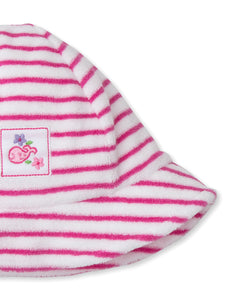 Aloha Whales Terry Sunhat STR - Fuchsia