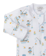 Load image into Gallery viewer, Rather Be Fishi Footie w/ Zip PRT - Multi