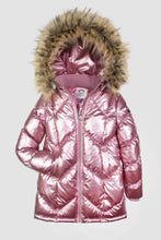 Load image into Gallery viewer, Nova Long Coat -Metallic Pink