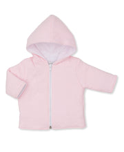 Load image into Gallery viewer, Classic Jacquar Jacquard Padded Zip Jack - Pink