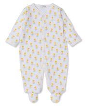 Load image into Gallery viewer, Dotty Ducks Footie PRT - Yellow