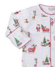 Load image into Gallery viewer, Santa's Sleigh Footie PRT - Multi