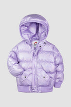 Load image into Gallery viewer, Puffy Coat - Metallic Lavender