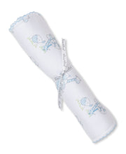 Load image into Gallery viewer, Gingham Jungle Burp PRT - Light Blue