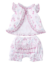 Load image into Gallery viewer, Flowering Flamingos Sunsuit Set PRT - Pink
