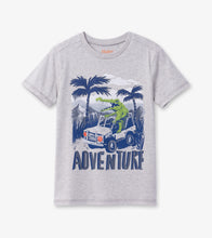 Load image into Gallery viewer, Jungle Adventure Graphic Tee - Athletic Grey Melange