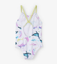 Load image into Gallery viewer, Watercolour Sea Friends Swimsuit