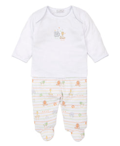 Jungle Jesters Footed Pant Set Mix - Multi