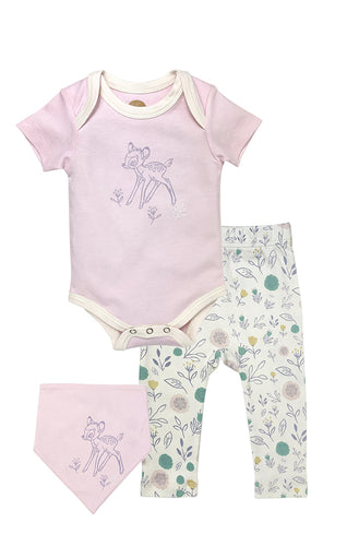 Bodysuit, Pant & Bib - Disney Classic Bambi