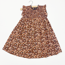 Load image into Gallery viewer, Girls Stevie Dress - Navy Ditsy Floral