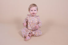 Load image into Gallery viewer, Autumn Days Romper W/Ruffle Sleeve