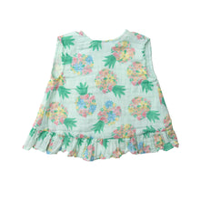 Load image into Gallery viewer, Pretty Pineapples/Blue Crossover  Ruffle Back Top &amp; Bloomer