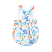 Load image into Gallery viewer, Wavey Sea Creatures/Multi Retro  Sunsuit
