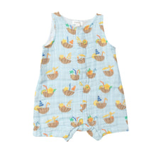 Load image into Gallery viewer, Coconut Drinks/Cordalis Blue Shortie  Romper
